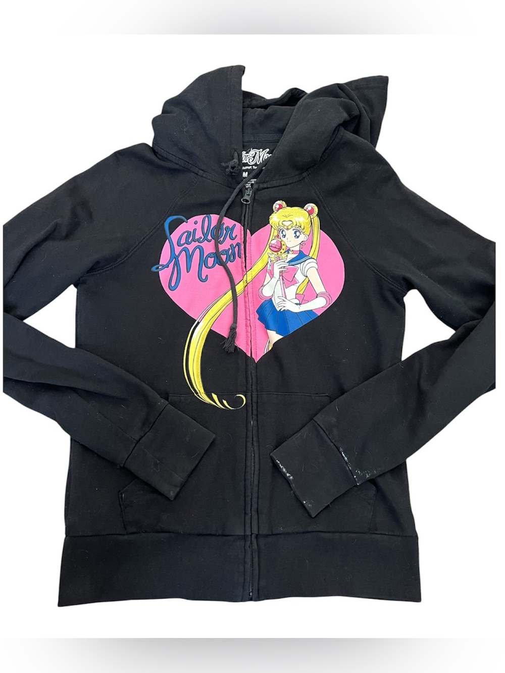 Sailor moon black hoodie see pics size M